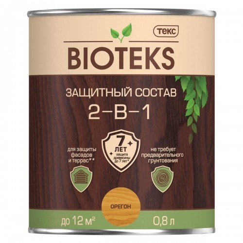 Состав защитный 2-в-1 орегон BIOTEKS 0,8л