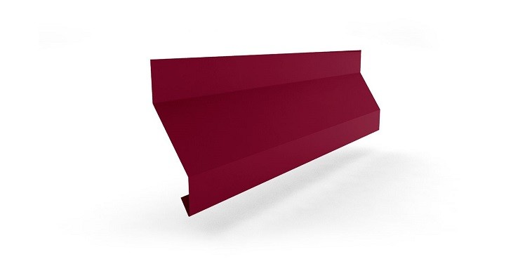 Планка отлива 180х30х2000 0,45 RAL 3005 красное вино