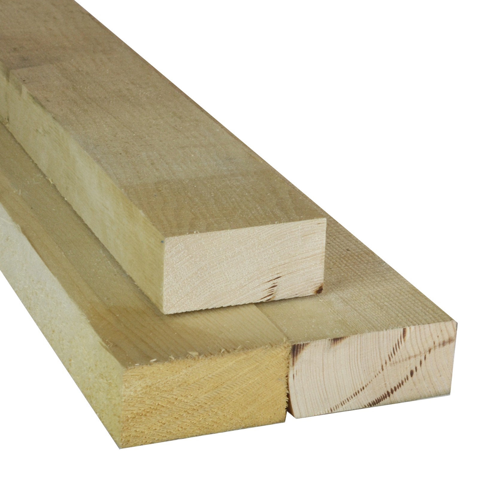 Доска сухая строганая ель 45х90х3000мм каркасная 