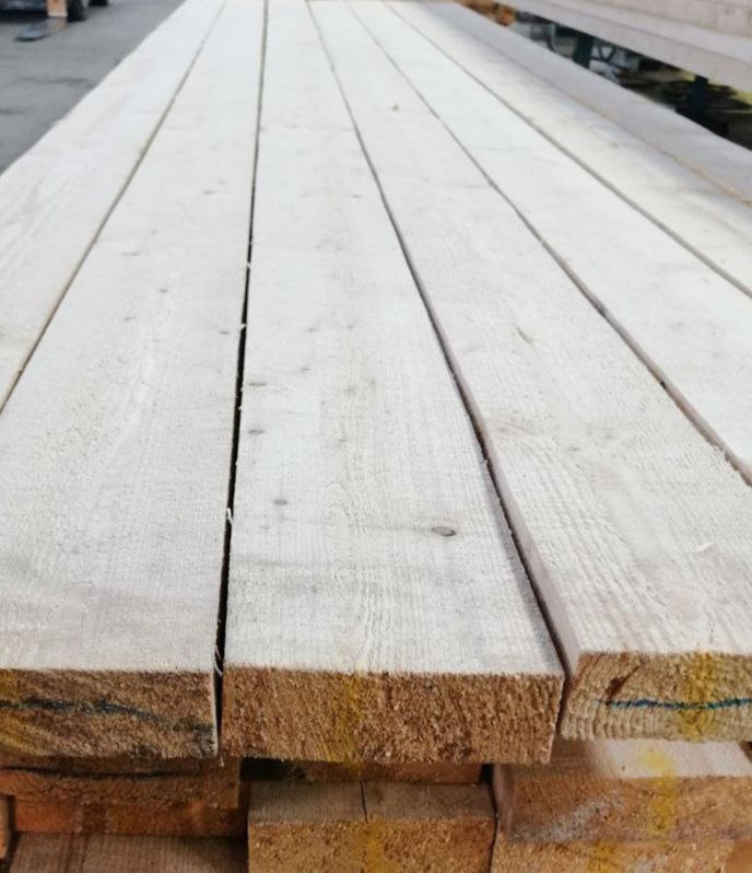 Доска сухая сосна/ель 50х200х6000мм 1-2 сорт