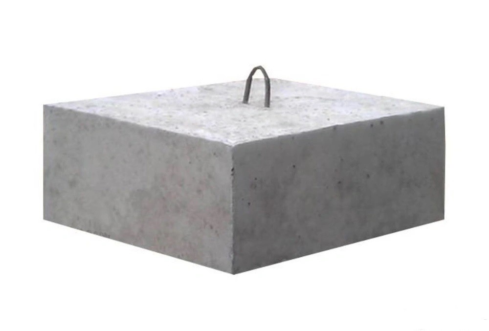 Блок бетонный фундаментный (ФБС) 400х400х200мм  в СПб и ЛО 