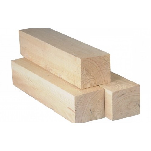 Брус обрезной естественной влажности сосна/ель 100х100х6000мм 1-2 сорт дисковый напил