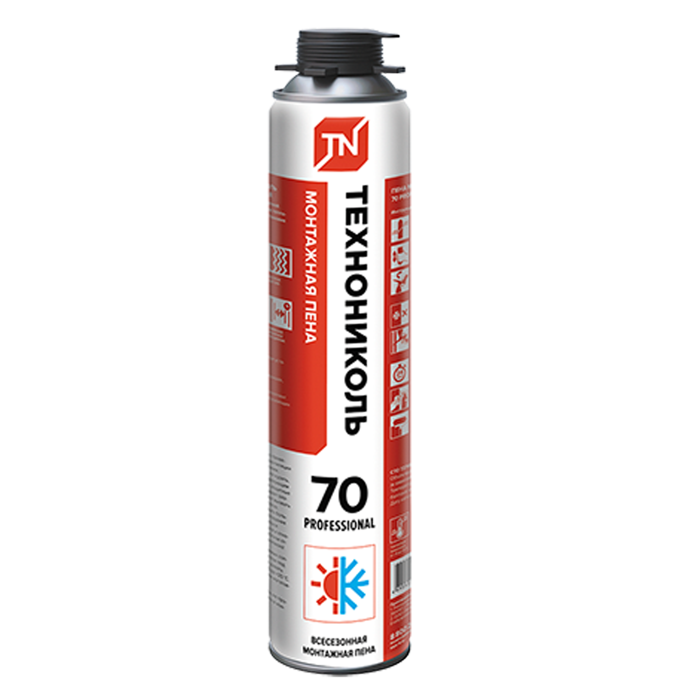Пена монтажная ТехноНИКОЛЬ 70 PROFESSIONAL, всесезонная,1020 гр.