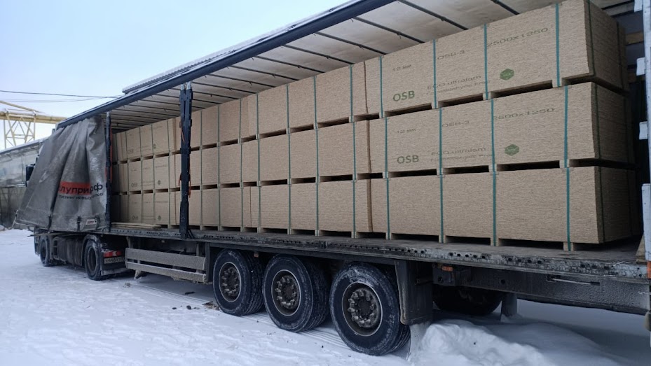 Плита OSB-3 12х1250х2500мм Калевала/Ультралам/Муром