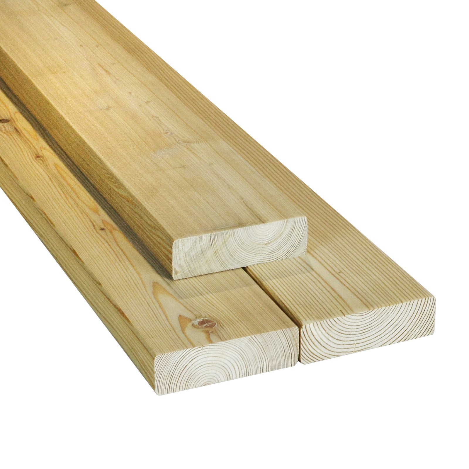 Доска сухая строганая лиственница 45х145х6000мм сорт АВ (24,69 шт/м3) завальцованная 