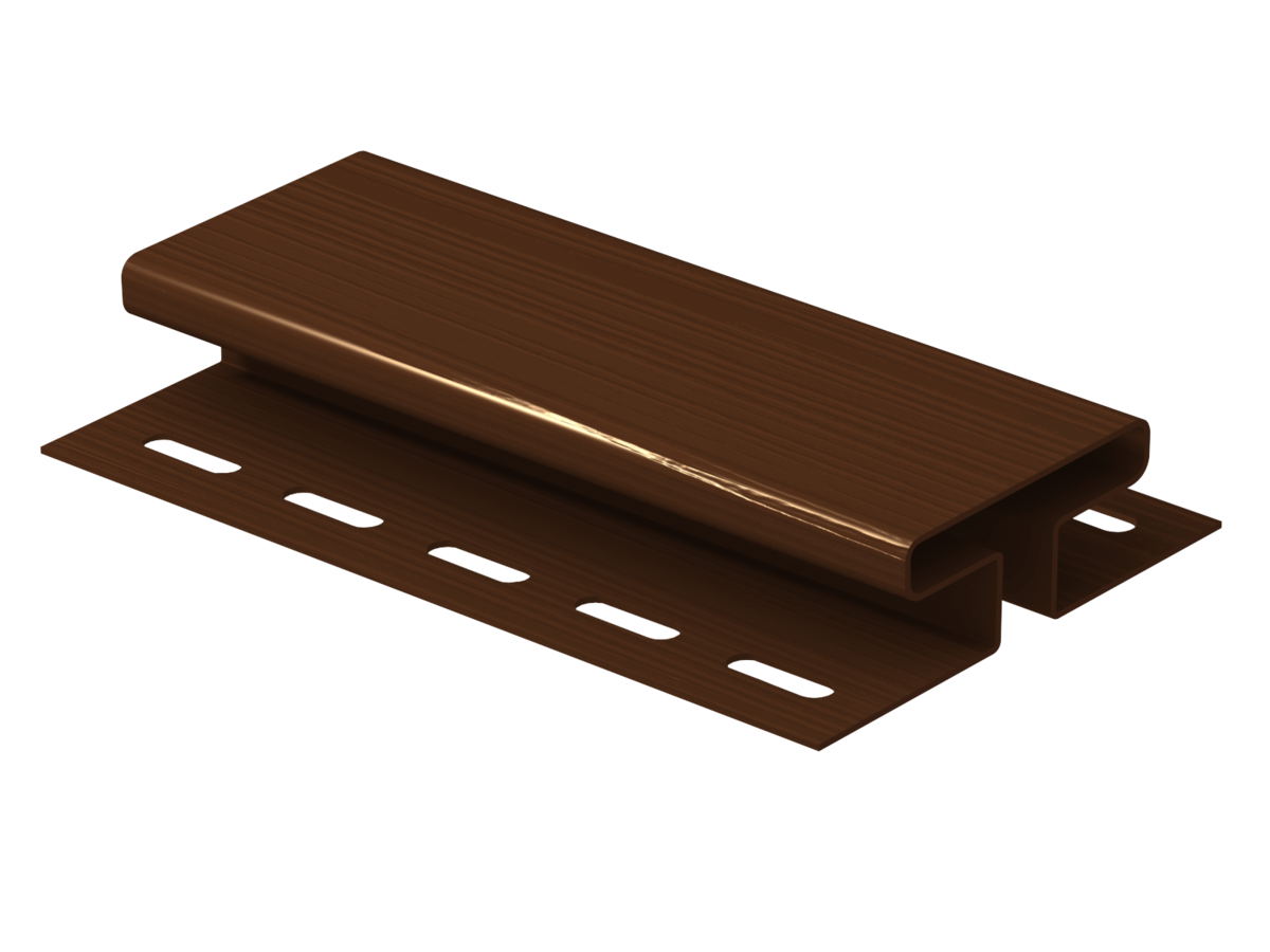 H-профиль соединительный Ю-Пласт 3050мм коричневый
