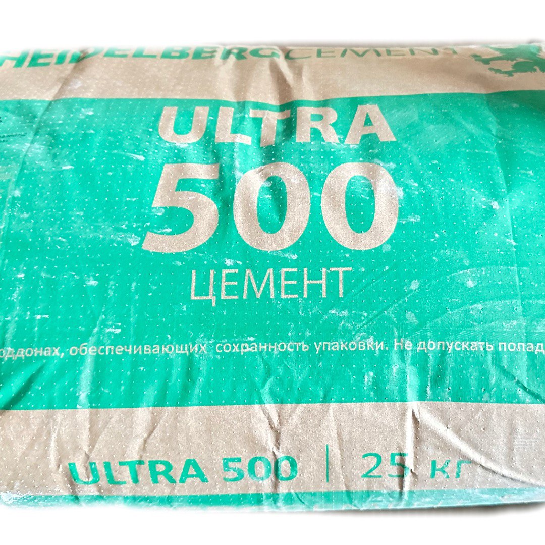 Цемент М-500 ультра 42.5 Н 25 кг