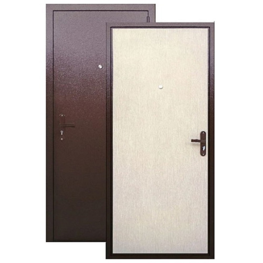 Дверь входная СПЕЦ BMD 960х2060мм левая мет/беленый дуб